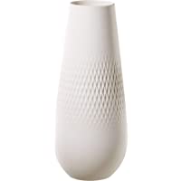 Los mejores  - Villeroy &amp- Boch 10-1681-5515 Collier Blanc Jarrón Carré No. 3- Porcelana- Blanco- Alto